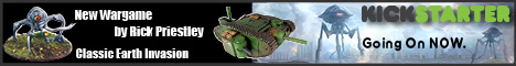 New Wargame by Rick Priestly - Classic earth invasion - Kickstarter going on NOW - www.MartianFront.com