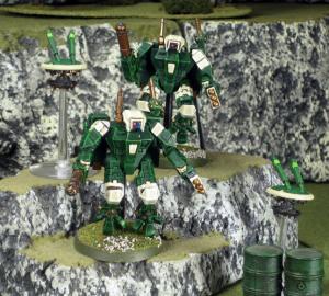 Green army Crisis Suits