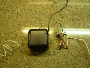 Now, here's the circuit that powers the speaker assembly...