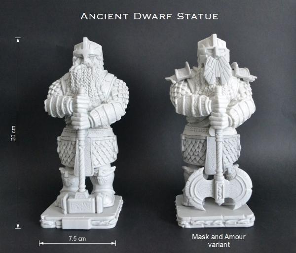 [Thumb - Dwarf Statue Assembled Unpainted Messurements.jpg]