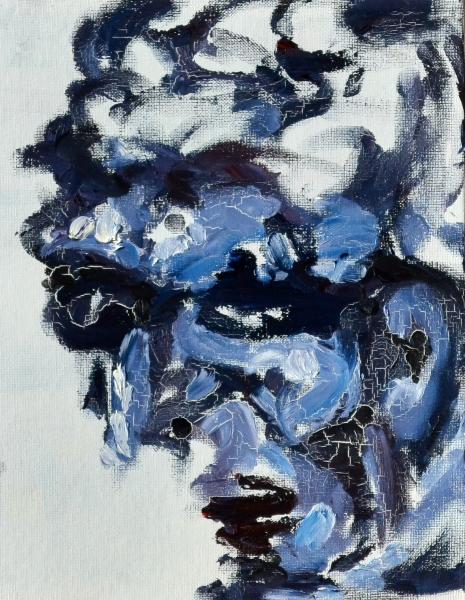 [Thumb - Painting 9 Oil Fingerpainting Blue Face.jpg]