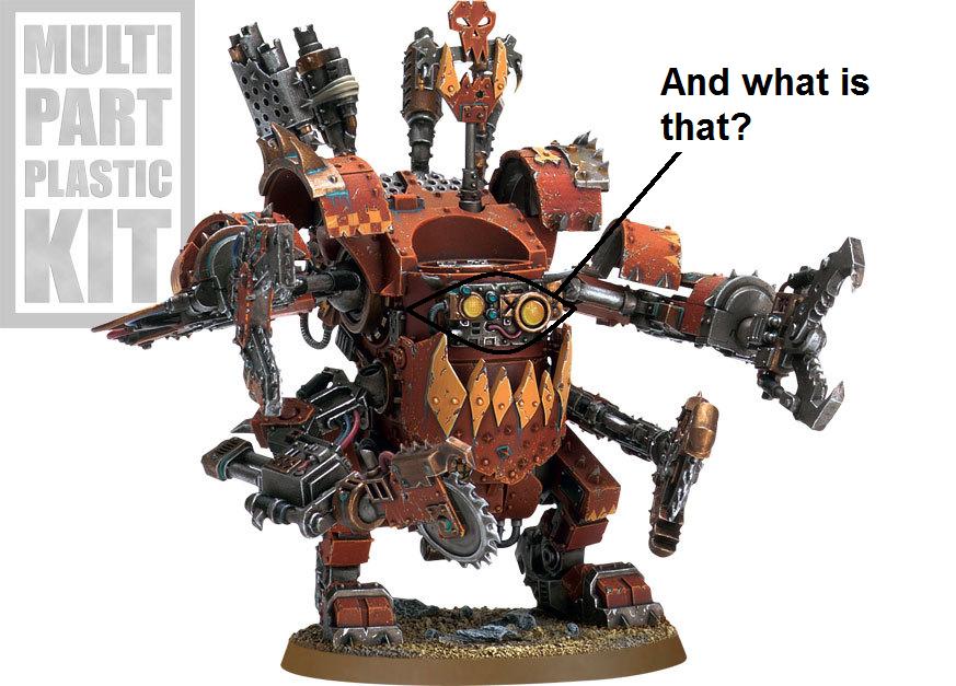 Ork Killa Kans GROTZOOKA SCRAP LAUNCHA ARM Orks 40K 