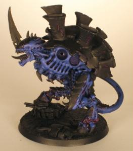 Step 7 - highlight skin with 50/50% Regal blue & Ultramarine blue