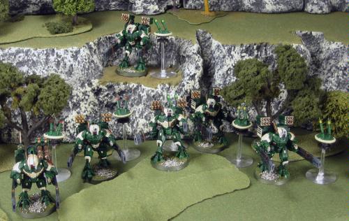 All of the armies' Broadsides ready to take out enemy armor