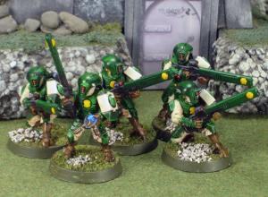 A close-up shot of some Firewarriors