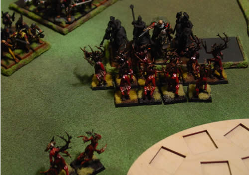 Knights charge the Dryads