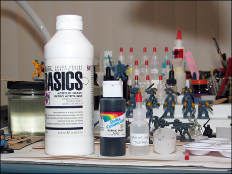 How to Thin Acrylic Paint for an Airbrush When Painting Miniatures