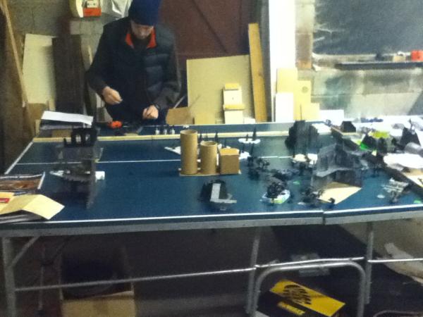 The table set-up