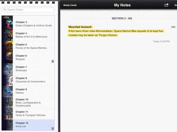 <b>...all such highlighted notes end up in a summary page for easy reference.</b>