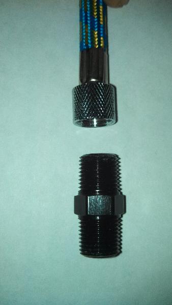 Airbrush Connector Adapter Convert Thread Hose to 1/8 BSP Hose Fitting  Badger
