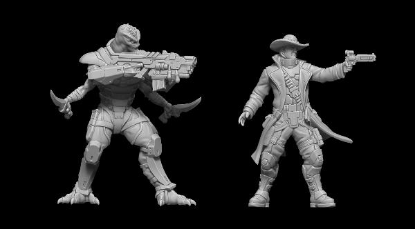 3D Printable Alliance Outrider Scout (Pre Supported) - Icarus Games by Icarus  Games